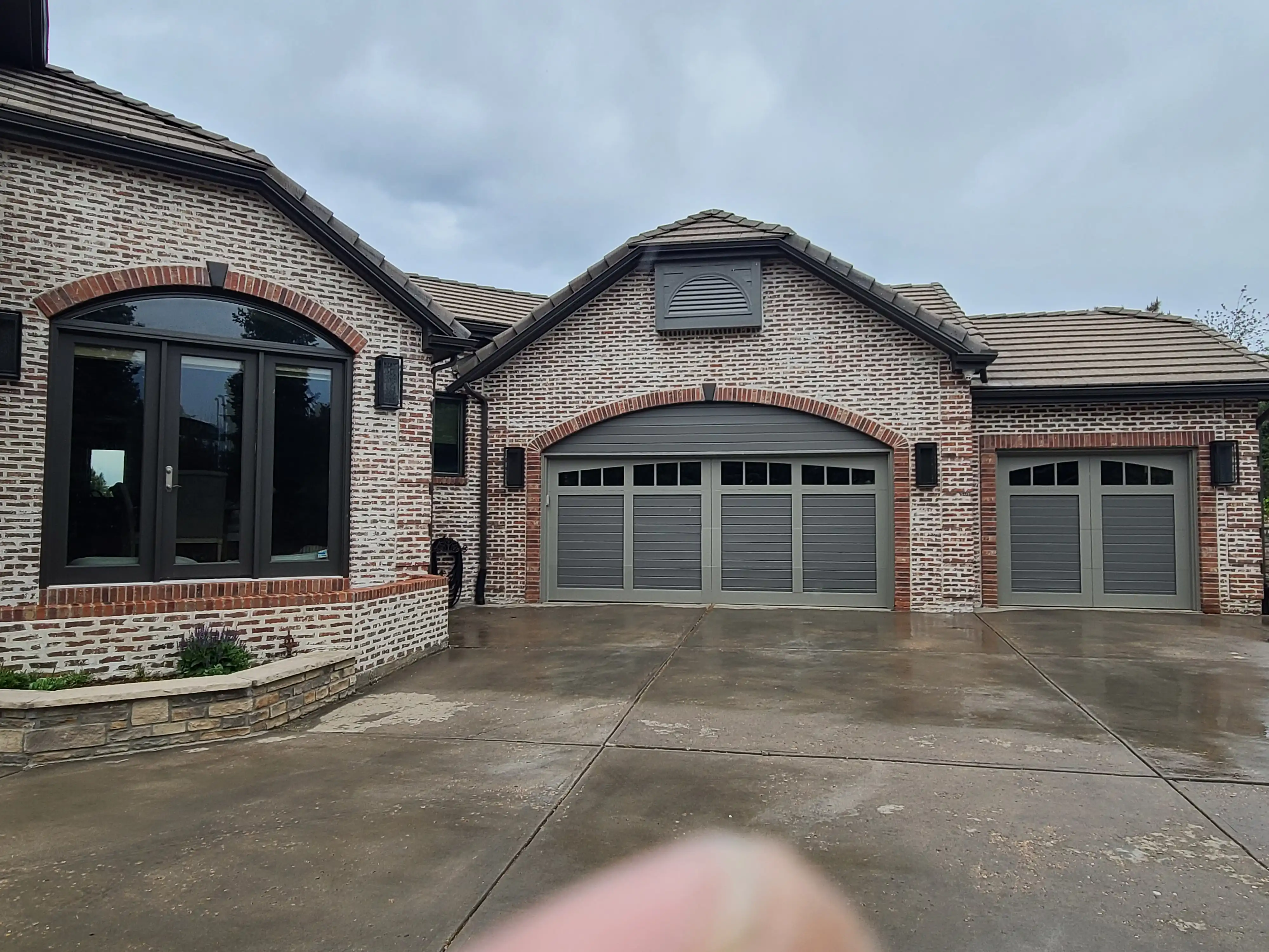 Completed Traditional German Smear finish on the Boulder Traditional Residence